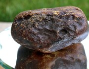 Thumbnail preview of carving grade raw amber, Rovno Amber origin, uniform opaque texture, premium material for amber beads